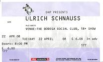 Ulrich Schnauss ticket